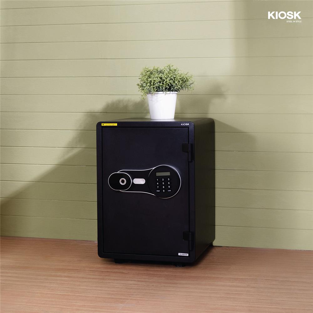 ตู้นิรภัย FINGERPRINT KIOSK SA-500EDP สีดำ