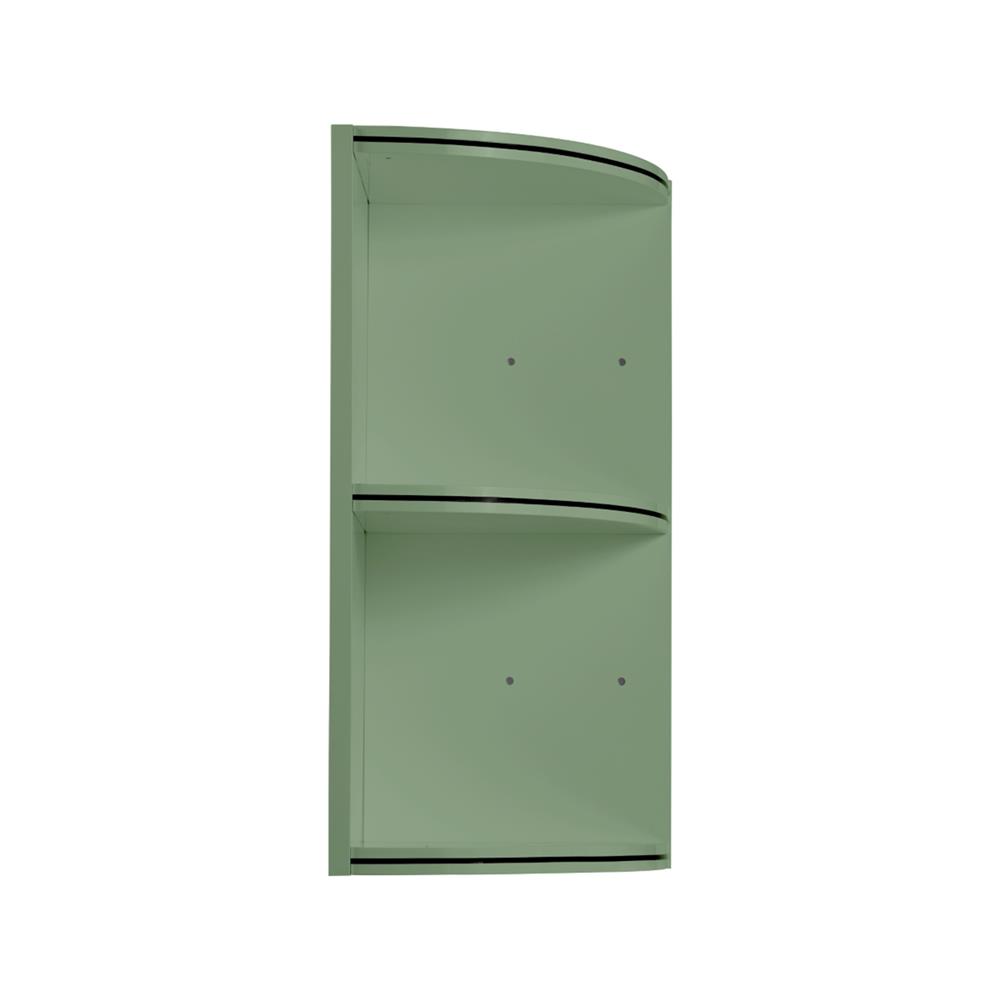 ชั้นจบมุมโค้ง KING PLATINUM 32X67.8 ซม. สีเขียวพิสตาชิโอ