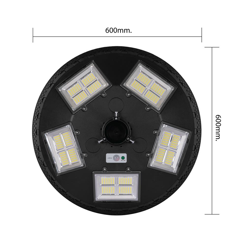 ไฟสนาม SOLAR LAMPTAN BRILUX 500 วัตต์ DAYLIGHT สีดำ