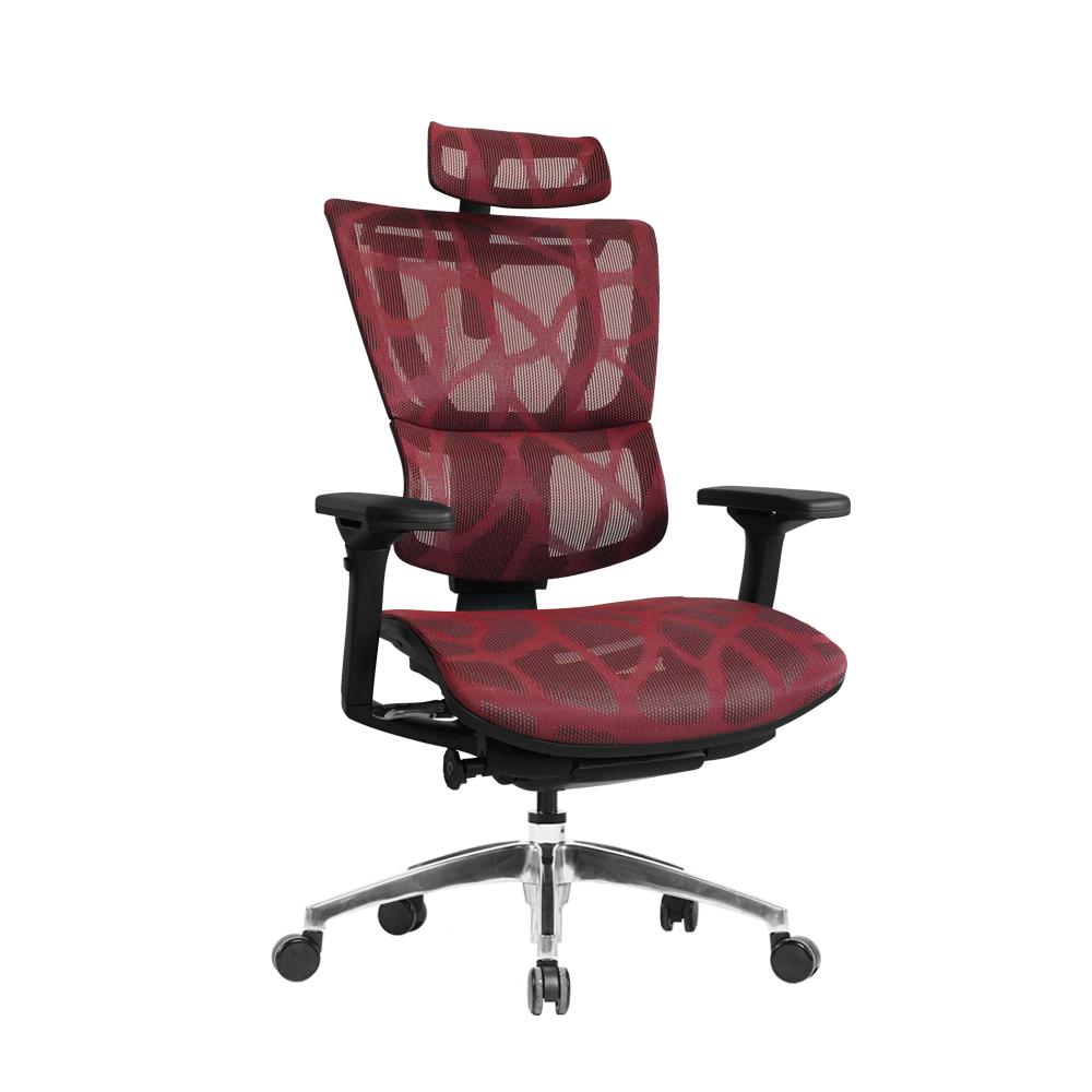 เก้าอี้สำนักงาน ERGOHUMAN IOO สีดำ/แดง
