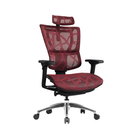 เก้าอี้สำนักงาน ERGOHUMAN IOO สีดำ/แดง_1
