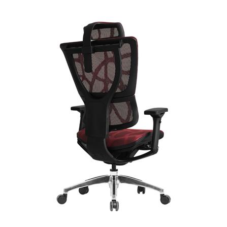 เก้าอี้สำนักงาน ERGOHUMAN IOO สีดำ/แดง_3