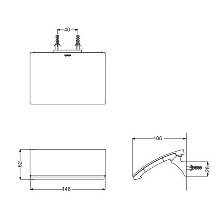 ที่ใส่กระดาษชำระ TOTO YH903 สีโครม_2