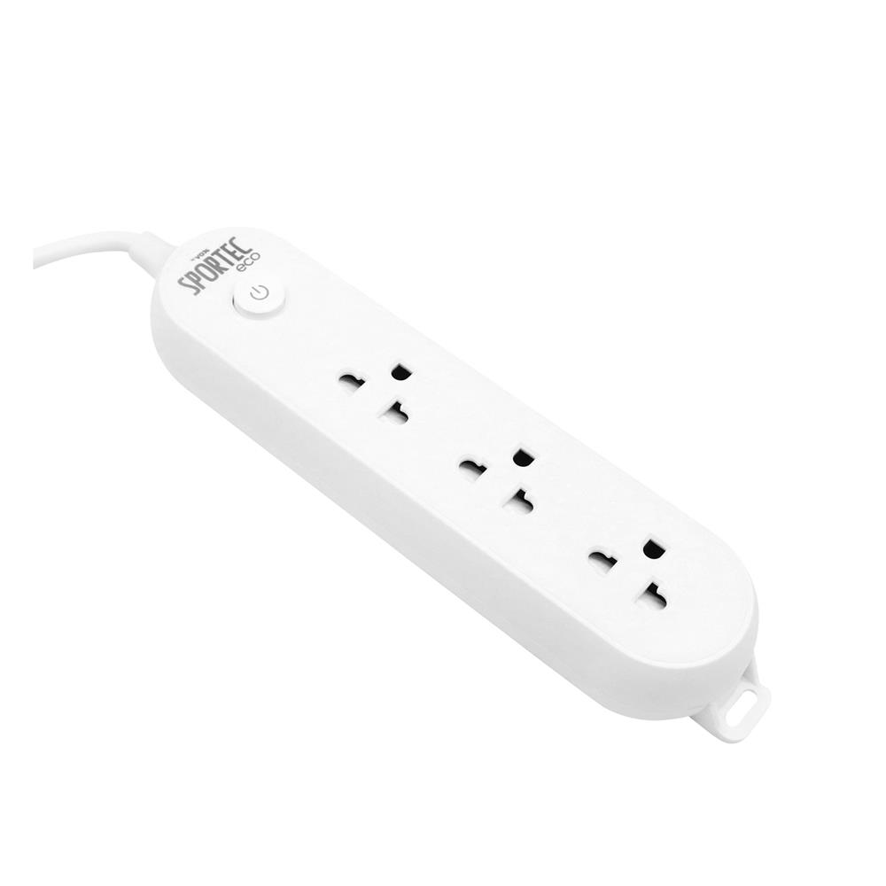 รางปลั๊กไฟ 3 ช่อง 1 สวิตซ์ VOX EC01-1301 3 เมตร สีขาว