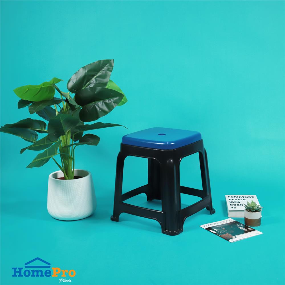 เก้าอี้พลาสติก ME LIVING JUDY สีดำ/น้ำเงิน