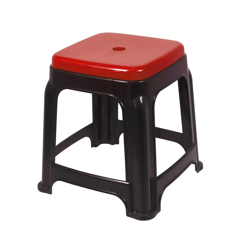 เก้าอี้พลาสติก ME LIVING JUDY สีดำ/แดง