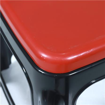 เก้าอี้พลาสติก ME LIVING JUDY สีดำ/แดง_2