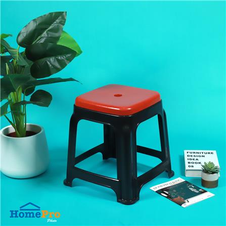 เก้าอี้พลาสติก ME LIVING JUDY สีดำ/แดง_4