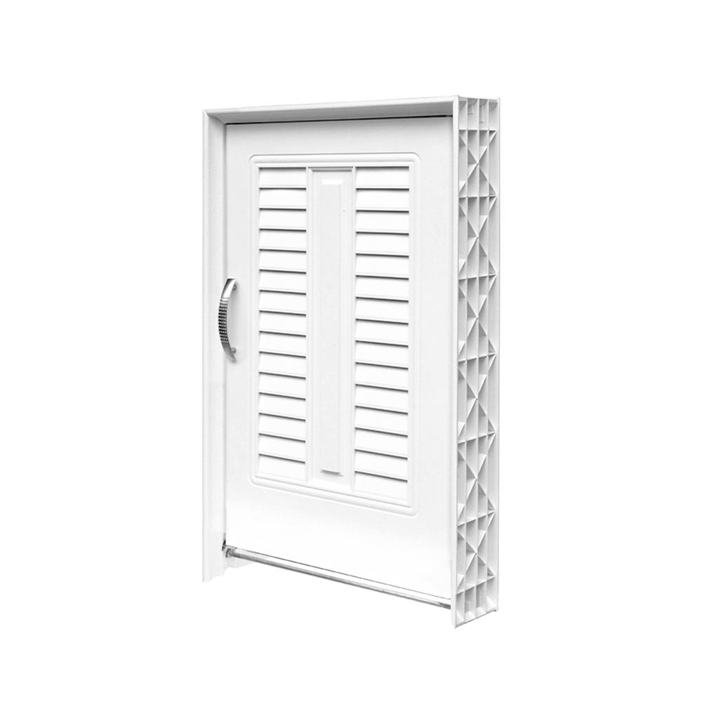 บานถังแก๊ส SUPPER L2 45X77.5 ซม. สีขาว