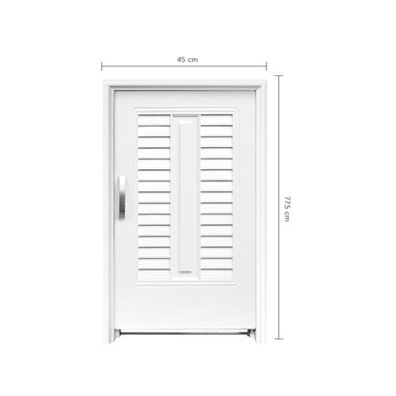 บานถังแก๊ส SUPPER L2 45X77.5 ซม. สีขาว_4