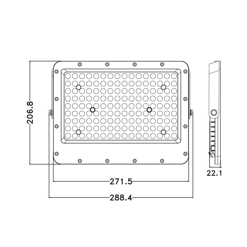 สปอตไลท์ SOLAR LEKISE FLOOD LIGHT 150 วัตต์ DAYLIGHT