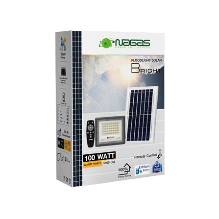 สปอตไลท์ SOLAR NAGAS BRIGHT 100 วัตต์ WARM WHITE สีเทา_5