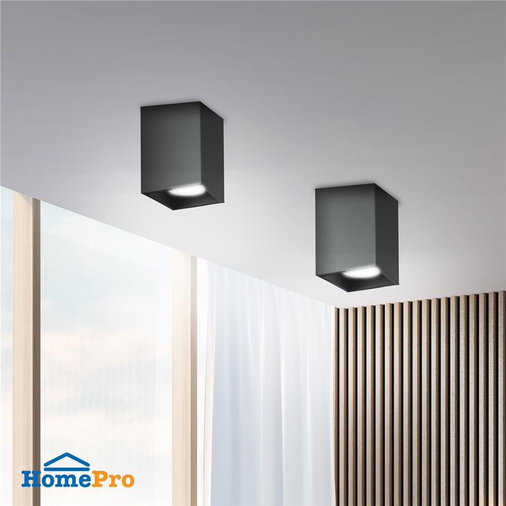 ดาวน์ไลท์ CARINI CS17-4 สีดำ 5 นิ้ว เหลี่ยม