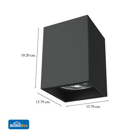 ดาวน์ไลท์ CARINI CS17-4 สีดำ 5 นิ้ว เหลี่ยม_5