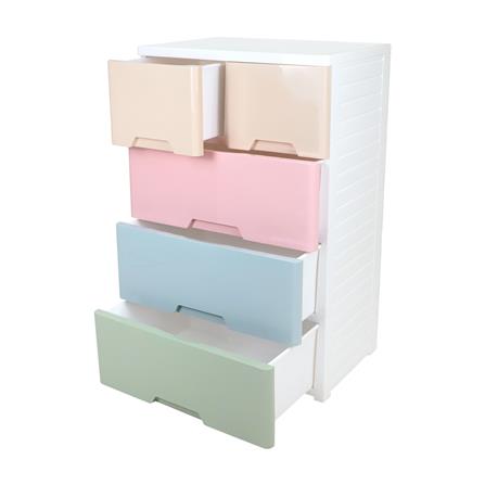 ตู้ลิ้นชัก 4 ชั้นทึบ STACKO NEAT 65x46x105 ซม. PASTEL_2