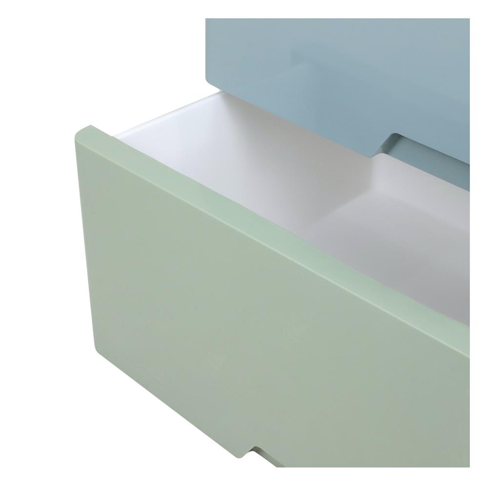 ตู้ลิ้นชัก 4 ชั้นทึบ STACKO NEAT 58x40x93.5 ซม. PASTEL