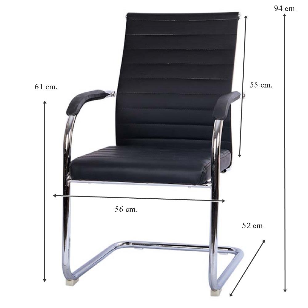 เก้าอี้สำนักงาน AS FURNITURE OLIVER LBK สีดำ