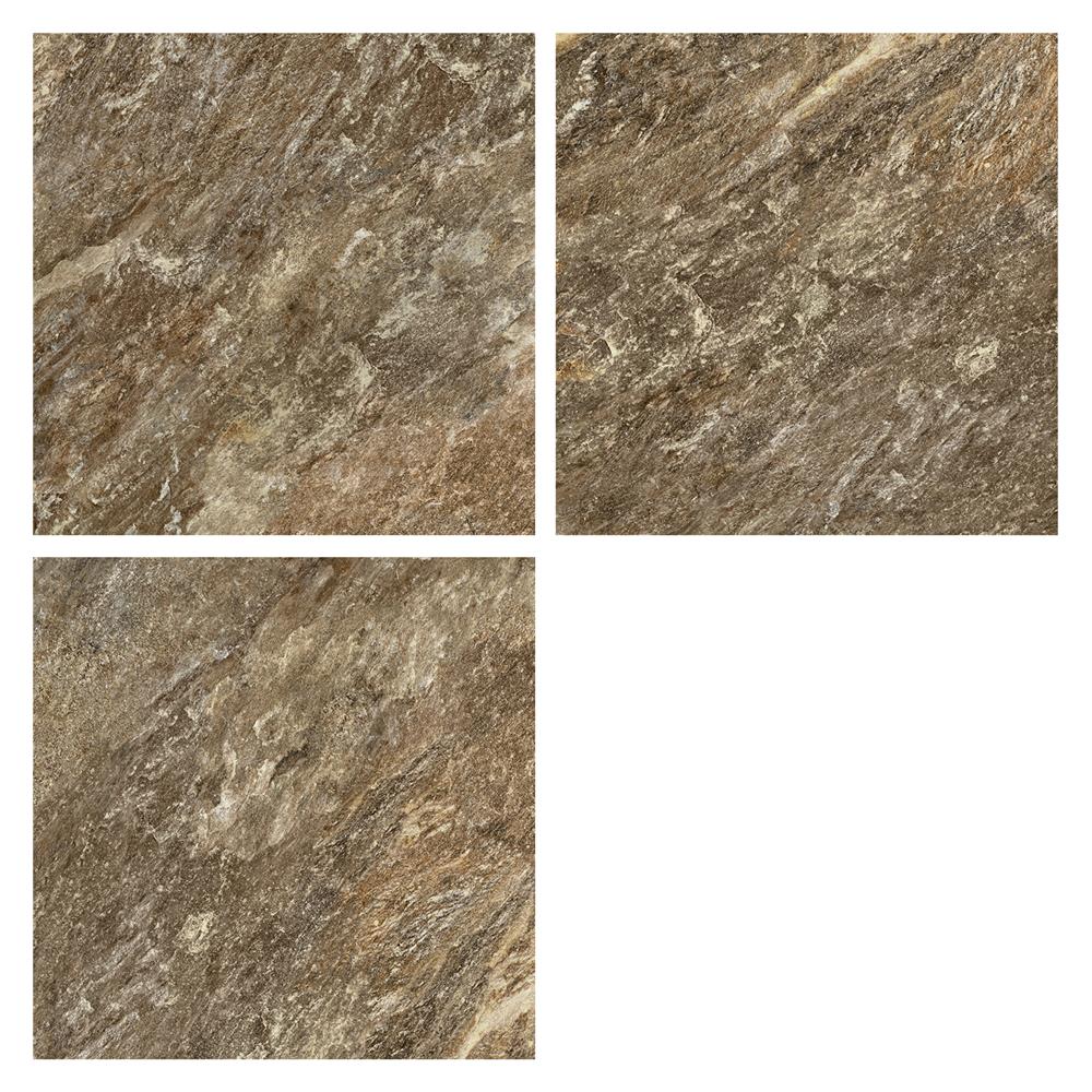 กระเบื้องพื้นพอร์ซเลน  16x16นิ้ว COTTO คอนเต้ น้ำตาล ExC PM 0.96M2