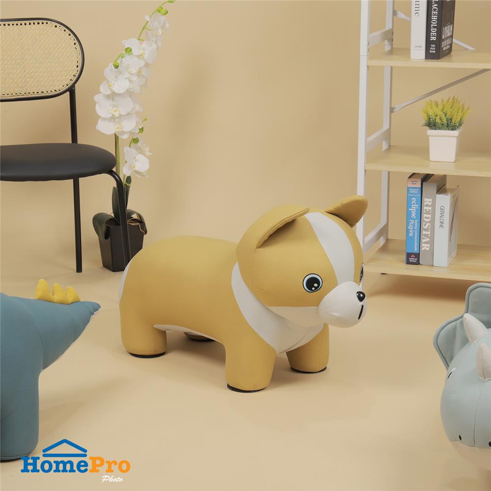 สตูลรูปสัตว์ FURDINI CORGI สีเหลือง