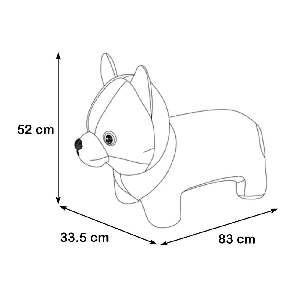 สตูลรูปสัตว์ FURDINI CORGI สีเหลือง