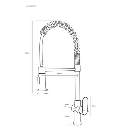 ก๊อกซิงค์เดี่ยวเคาน์เตอร์ RASLAND PREME-999_1