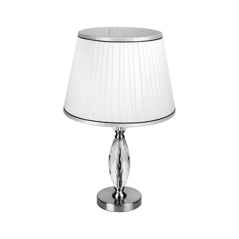 ไฟตั้งโต๊ะ CARINI MT2259 สีเงิน/ใส/ขาว