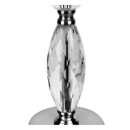 ไฟตั้งโต๊ะ CARINI MT2259 สีเงิน/ใส/ขาว_1