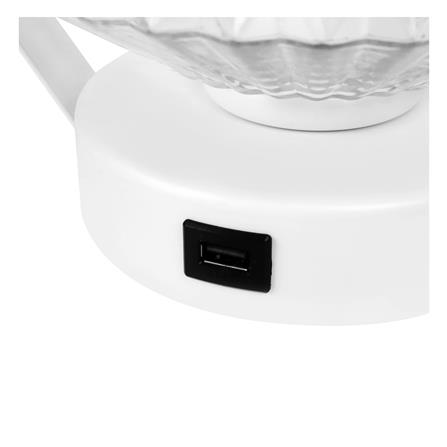 ไฟตั้งโต๊ะ CARINI MT21005 สีขาว/ใส_3