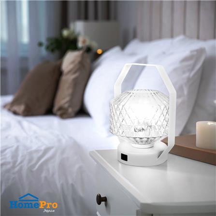 ไฟตั้งโต๊ะ CARINI MT21005 สีขาว/ใส_4