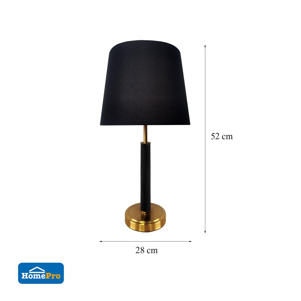 ไฟตั้งโต๊ะ CARINI MT2257 สีดำ/ทอง