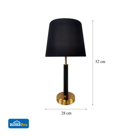 ไฟตั้งโต๊ะ CARINI MT2257 สีดำ/ทอง_6