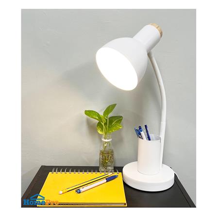 ไฟอ่านหนังสือ HATASHI HL-14WH สีขาว/ลายไม้_4