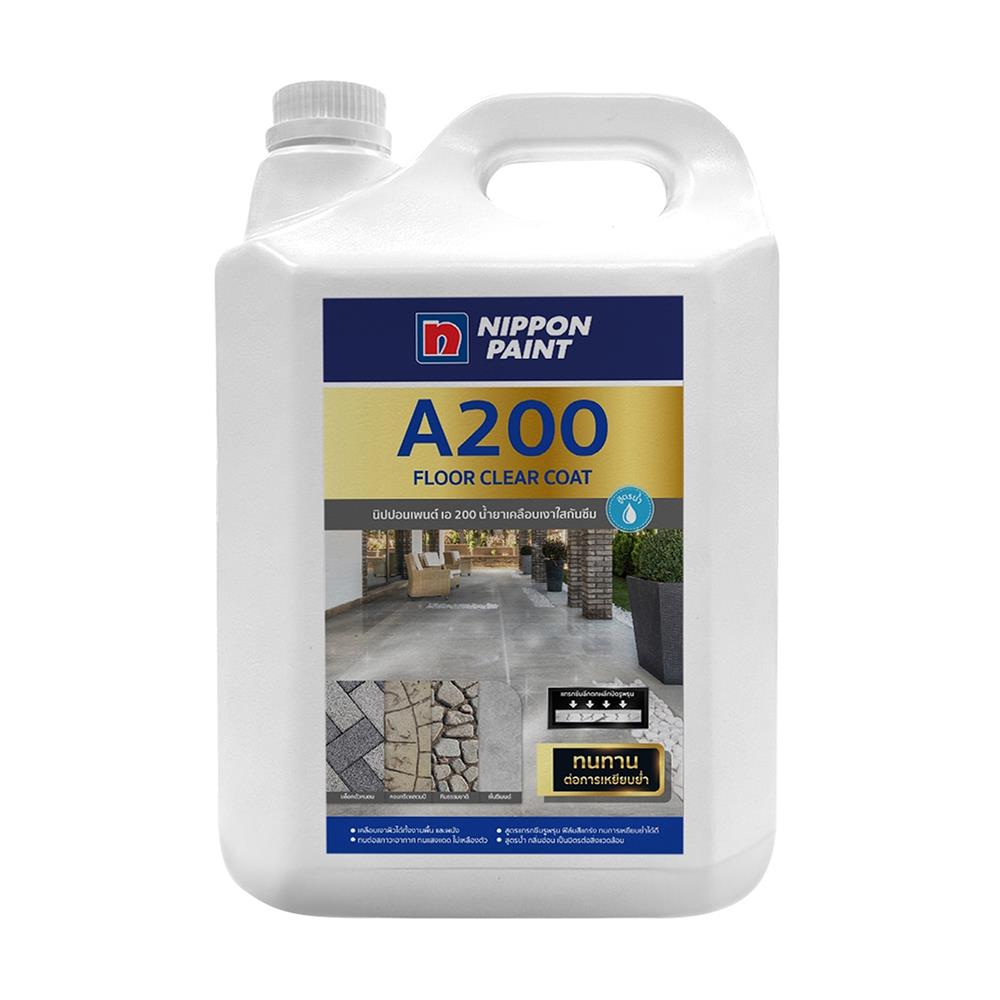 น้ำยาเคลือบเงาพื้น NIPPON PAINT A200 CLEAR COAT 5 ลิตร