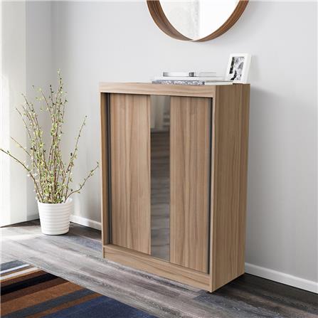 ตู้วางรองเท้า BURO TWINI 90 ซม. สีอโรม่า โอ๊ค_5