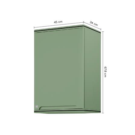 ตู้แขวนเดี่ยว KING PLAT-CURVE 45x67.8 ซม. สีเขียวพิสตาชิโอ_3