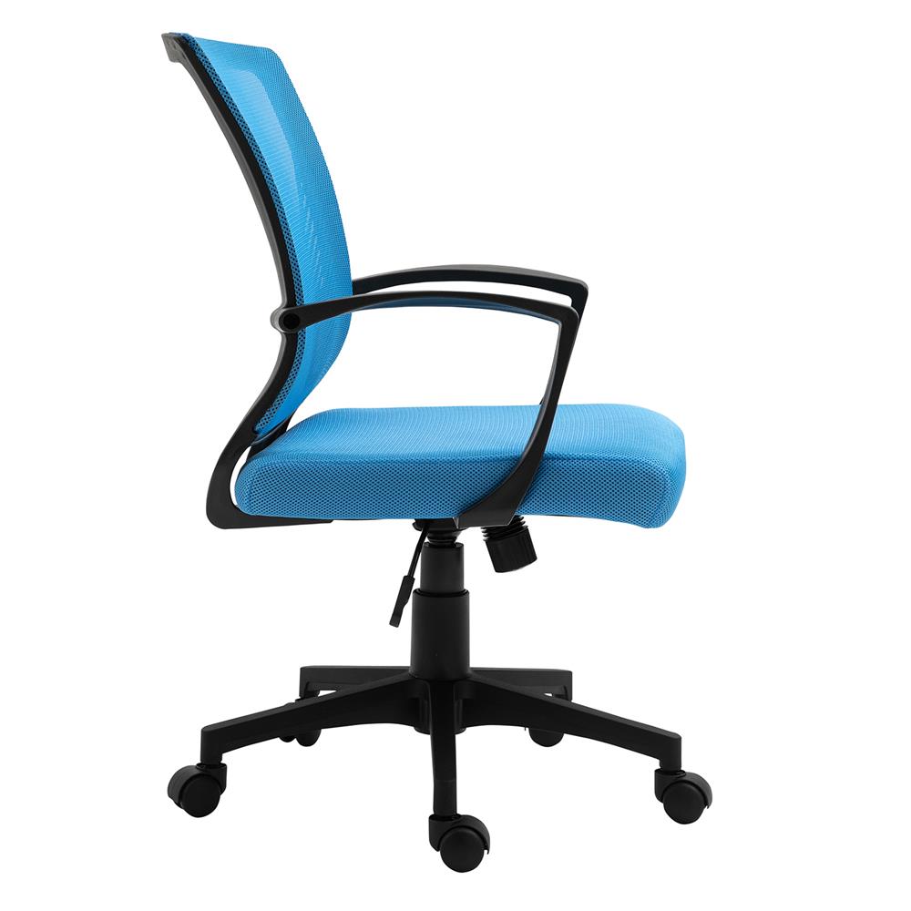 เก้าอี้สำนักงาน MODENA AMAZON NET/ผ้า สีฟ้า/ดำ