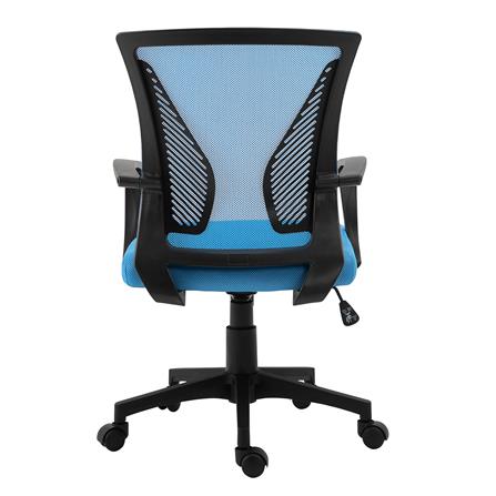 เก้าอี้สำนักงาน MODENA AMAZON NET/ผ้า สีฟ้า/ดำ_5