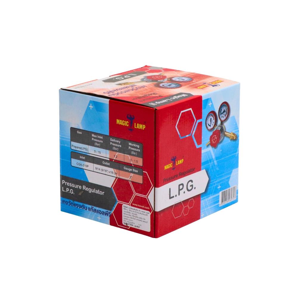 เกจ์วัดแรงดัน KOVET LPG MAGIC LAMP-II 2 นิ้ว