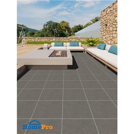 กระเบื้องพื้นพอร์ซเลน  CERGRES 40x40 ซม. เคลเมนต์รัฟ เทาเข้ม A 0.96 ตร.ม._6