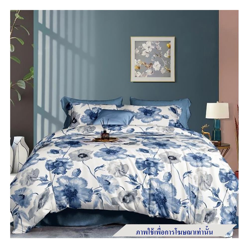 ชุดผ้าปูที่นอน 6 ฟุต 6 ชิ้น ESSE MICRO SILK PRO M201
