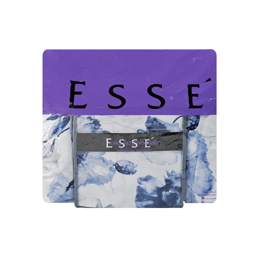 ชุดผ้าปูที่นอน 6 ฟุต 6 ชิ้น ESSE MICRO SILK PRO M201