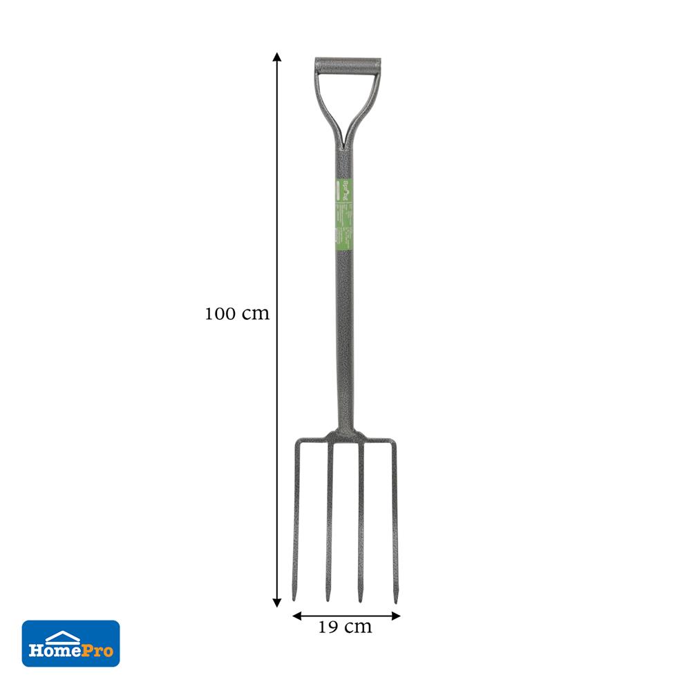 ส้อม 4 ซี่ ด้ามเหล็ก SPRING 100 ซม.