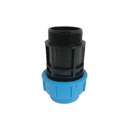 ข้อต่อตรงสวมล็อคเกลียวนอก ตรามือ PN16 32 มม.x1 นิ้ว_0