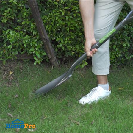 พลั่วปลายแคบ ด้ามเหล็ก SPRING 100 ซม._5