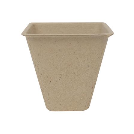 กระถางเพาะชำกระดาษไฟเบอร์ SPRING สีน้ำตาล แพ็ก 24 ชิ้น_1