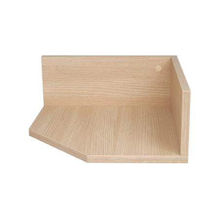 ชั้นติดผนังเข้ามุม STACKO MODULAZ 35x35x15 ซม. สีไวท์โอ๊ค