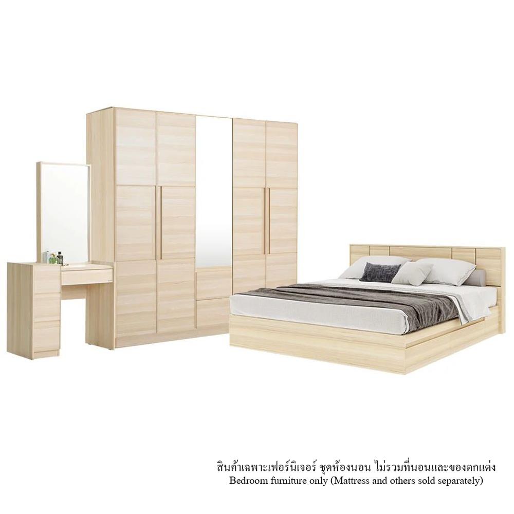 ชุดห้องนอน 6 ฟุต KONCEPT HAKONE 59058142 สี CANYON OAK