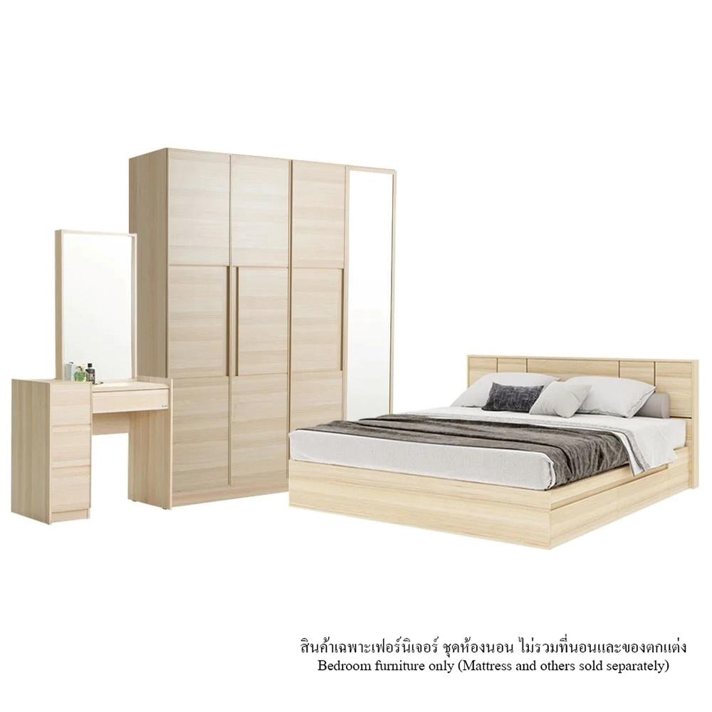 ชุดห้องนอน 6 ฟุต KONCEPT HAKONE 59058077 สี CANYON OAK