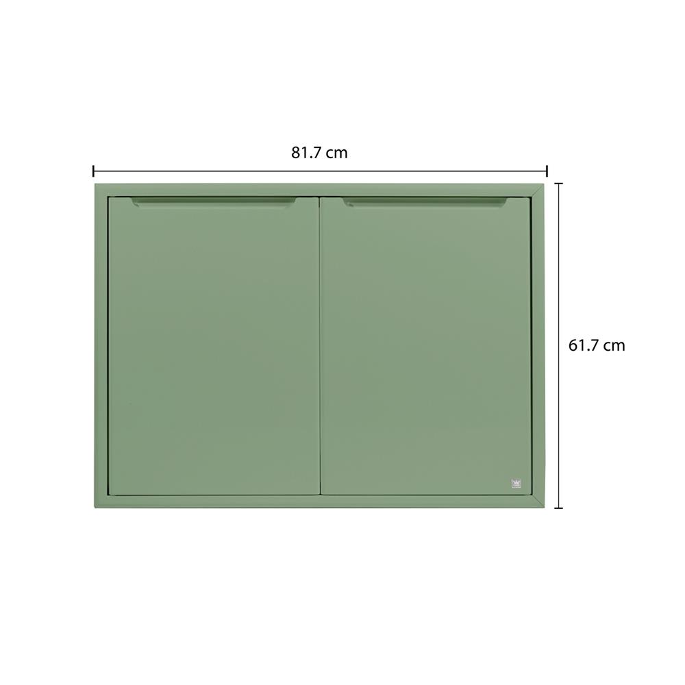 บานใต้เตา KING PLAT-CURVE 81.7X61.7 ซม. สีเขียวพิสตาชิโอ