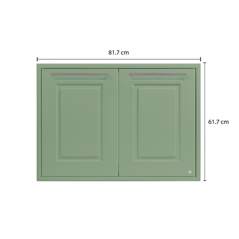 บานใต้เตา KING PLAT-PEARL 81.7X61.7 ซม. สีเขียวพิสตาชิโอ